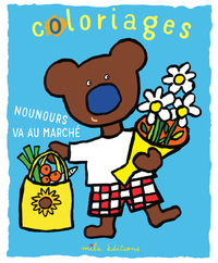 COLORIAGES : NOUNOURS VA AU MARCHE