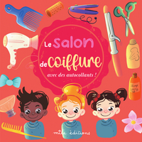 LE SALON DE COIFFURE AVEC DES AUTOCOLLANTS !