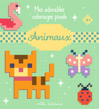 Mes adorables coloriages pixels - Animaux