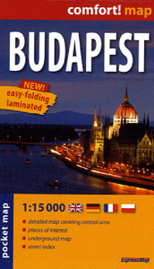 BUDAPEST  1/15.000 (COMFORT !MAP, POCHE)