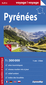 PYRENEES 1/300.000 (VOYAGE !VOYAGE)