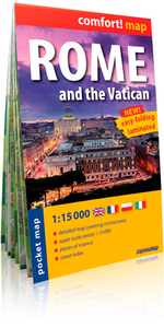 ROME ET LE VATICAN (GB) 1/15.000 (COMFORT !MAP, POCHE)