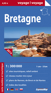 BRETAGNE 1/300.000 (VOYAGE !VOYAGE)