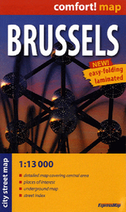 BRUSSELS (GB)  1/13.000 (COMFORT !MAP, POCHE)