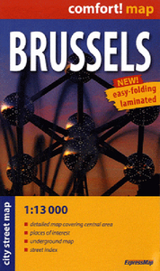 BRUSSELS (GB) 1/13.000 (COMFORT !MAP, POCHE)