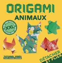 Détacher et plier XXL - Origami animaux