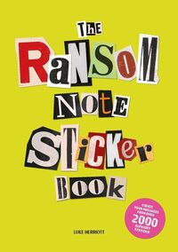 THE RANSOM NOTE STICKER BOOK /ANGLAIS