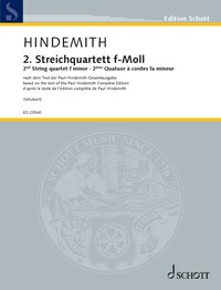 2nd String quartet f minor