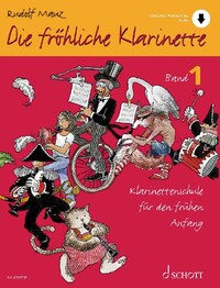 RUDOLF MAUZ : DIE FROHLICHE KLARINETTE BAND 1 - RECUEIL + ENREGISTREMENTS ONLINE