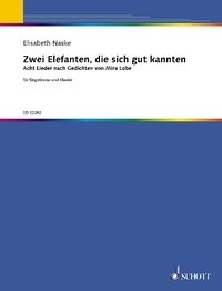 Zwei Elefanten, die sich gut kannten