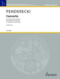 EDITION SCHOTT - CONCERTO - FOR ACCORDION AND ORCHESTRA. ACCORDION AND ORCHESTRA. REDUCTION POUR PIA