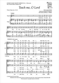 TEACH ME, O LORD CHANT