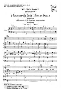 I HAVE SURELY BUILT THEE AN HOUSE CHANT