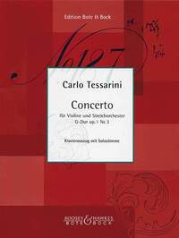 VIOLIN CONCERTO IN G MAJOR - OP. 1/3. VIOLIN AND STRING ORCHESTRA. REDUCTION POUR PIANO AVEC PARTIE