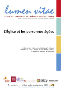 LUMEN VITAE 2019/3 L'EGLISE ET LES PERSONNES AGEES