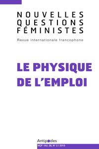 NOUVELLES QUESTIONS FEMINISTES, VOL. 38-N 2/2019