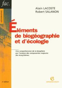 ELEMENTS DE BIOGEOGRAPHIE ET D'ECOLOGIE