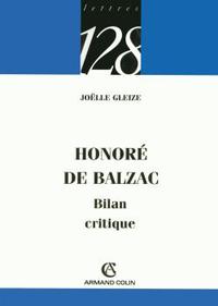 HONORE DE BALZAC - BILAN CRITIQUE