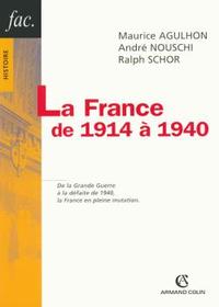 LA FRANCE DE 1914 A 1940