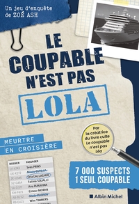 Jeu d'enquête - Le Coupable n'est pas Lola