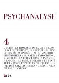 psychanalyse 04 - la traversee de la loi