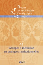 RPPG 41 - Groupes à médiation en pratiques institutionnelles