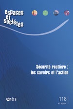 Espaces et sociétés 118 - Sécurité routière