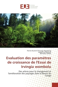 Evaluation des parametrès de croissance de l'essai de Irvingia wombolu