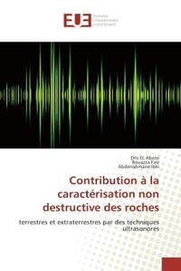 Contribution A la caracterisation non destructive des roches