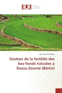Gestion de la fertilite des bas-fonds rizicoles A Dassa-Zoume (BENIN)