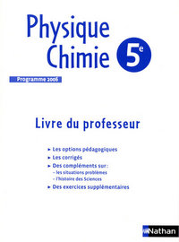 H.Carré Physique-Chimie 5e, Livre du professeur