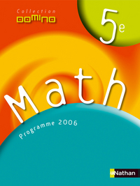 Domino Mathématiques 5e, Livre de l'élève