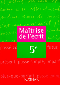 MAITRISE DE L'ECRIT 5E ELEVE