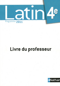 Latin, Gaillard 4e, Livre du professeur