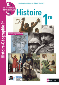 Histoire, Géographie - Cote/Janin 1re, Livre de l'élève - livre réversible