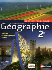 Géographie - Mathieu 2de, Livre de l'élève Petit format