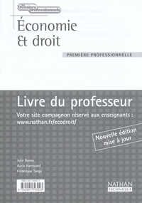 ECONOMIE ET DROIT 1E PRO (DP) PROFESSEUR 2003