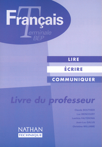 FRANCAIS TERM BEP LIRE...PROF 2001