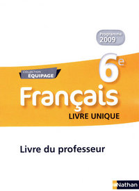 Equipage Français 6e, Livre du professeur