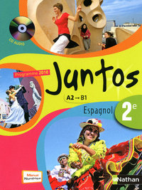 Juntos 2de, Livre de l'élève + CD audio - Grand format