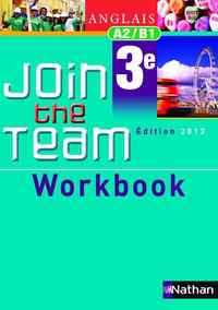 Join the Team 3e, Cahier d'activités