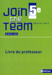 Join the Team 5e, Livre du professeur