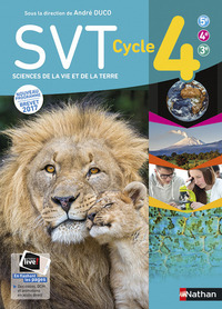 Sciences de la Vie et de la Terre, Duco Cycle 4, Livre de l'élève