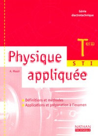 PHYSIQUE APPLIQUEE TER STI ELEVE 2001 GENIE ELECTROTECHNIQUE