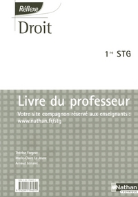 DROIT 1ERE STG (POCHETTE REFLEXE) LIVRE DU PROFESSEUR 2005