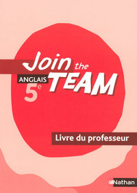 Join the Team 5e, Livre du professeur