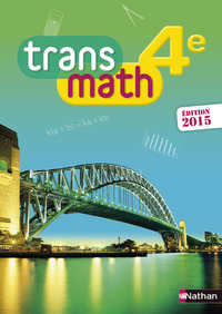 Transmath Mathématiques 4e, Livre de l'élève - Grand format