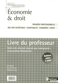 ECONOMIE ET DROIT 1E PRO (DP) PROF 2006 - BAC PRO SECRETARIAT - COMPTABILITE - COMMERCE - VENTE