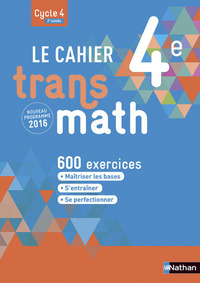 Mathématiques, Transmath 4e, Cahier d'activités