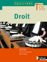 Droit - Equilibre Tle STG, Livre de l'élève